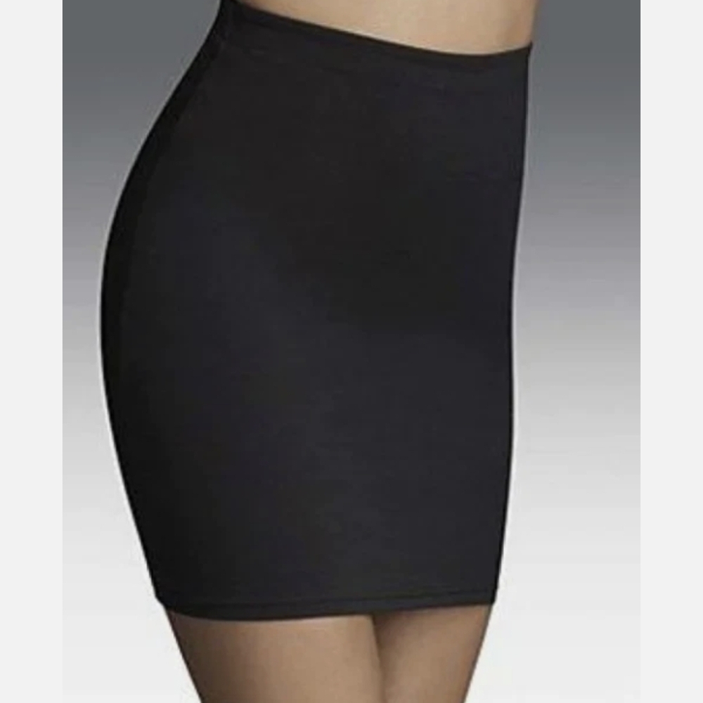Black Bodycon Tommy Toning Slip Skirt Sz.S NWT